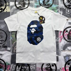 BAPE Color Camo Big Ape Head Tee ‘White’
